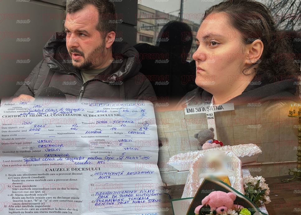  Acuze de culpă medicală – O fetiță de două luni a decedat la Spitalul de Copii din Iași. „Formațiuni tumorale care nu fuseseră identificate anterior”