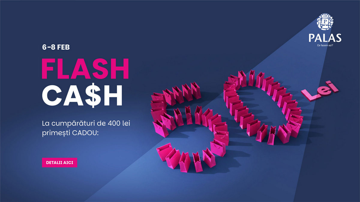  Tu alegi cadoul pentru jumătatea ta, iar Palas te premiază la cumpărături, în acest weekend
