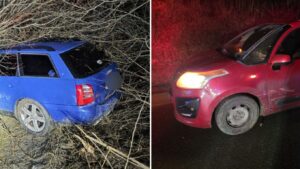 Un tânăr a devenit recalcitrant după ce băut fiind, a provocat un accident rutier. A fost imobilizat de polițiști