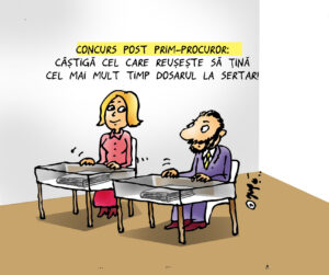 Proba practică la concursul pentru șefia Marilor Parchete