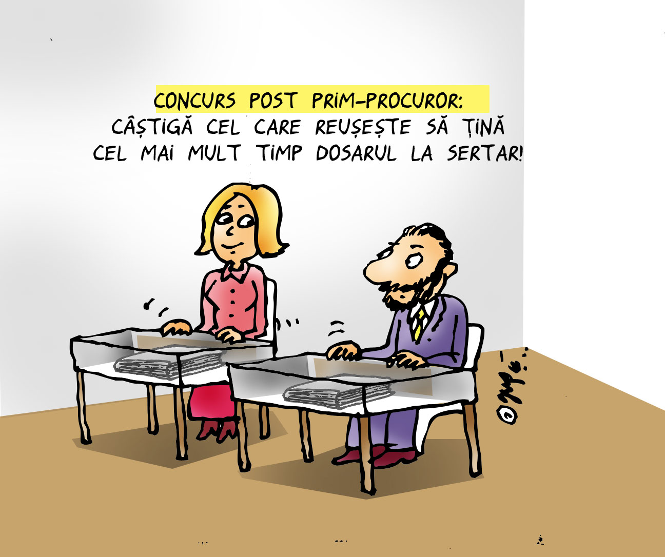  Proba practică la concursul pentru șefia Marilor Parchete