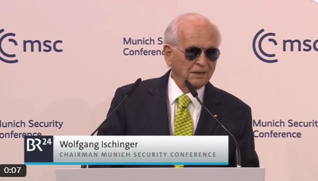  VIDEO | Conferinţa de securitate de la München a început cu o glumă a gazdei, care şi-a pus ochelari de soare în stilul lui Emmanuel Macron: „Ceea ce s-a întâmplat la Davos nu trebuie să rămână la Davos”