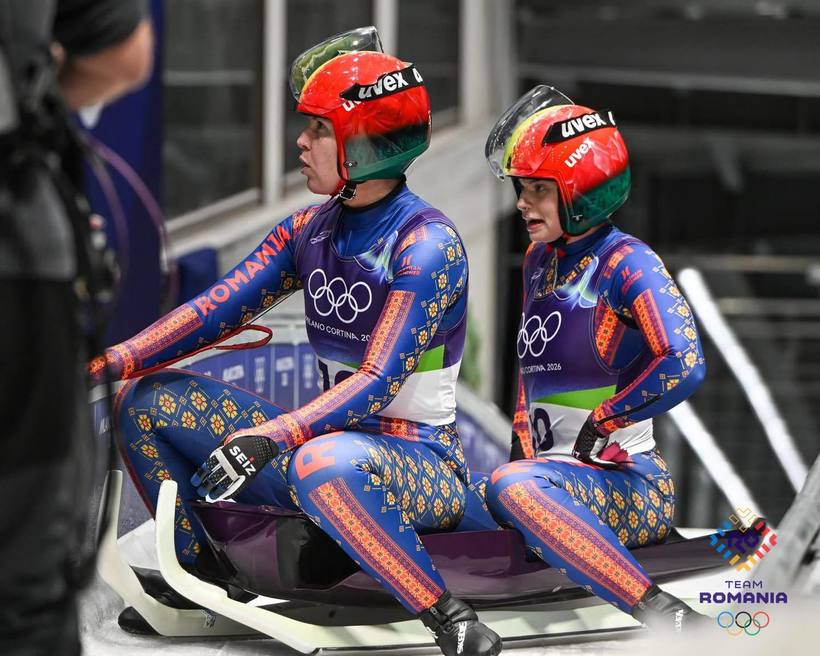  JO de iarnă: România, locul 9 la sanie ştafetă, la fel ca în 2022