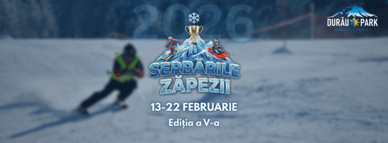 Serbările Zăpezii revin la Durău: zece zile de competiții și concerte pe pârtie