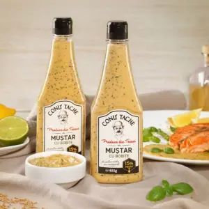 Cine sunt ieșenii care au dus muștarul românesc în supermarketuri și îl pregătesc să cucerească toată Europa? „Conu’ Tache este un proiect în care am investit muncă, timp, resurse și idei”