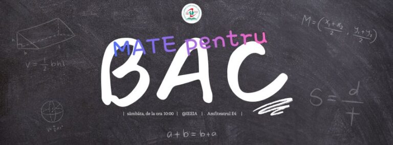 Meditații gratuite pentru elevi. Facultatea de Inginerie Electrică, Energetică și Informatică Aplicată oferă pregătire gratuită la matematică pentru Bacalaureat