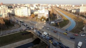 Noi detalii - De ce vor merge tramvaiele pe partea stângă a străzii Sf. Lazăr, spre Hală? Cum se va circula „în cerc” pe traseul Palat-Pd. Roș-Sf. Lazăr-A. Panu?