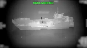 VIDEO | Momentul în care 16 nave iraniene sunt distruse de rachetele SUA în Strâmtoarea Ormuz