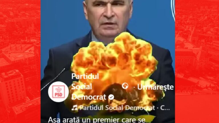 PSD, atac la Bolojan printr-un videoclip de nivel TikTok distribuit pe Facebook. Fără probe, premierul este acuzat că favorizează multinaționalele